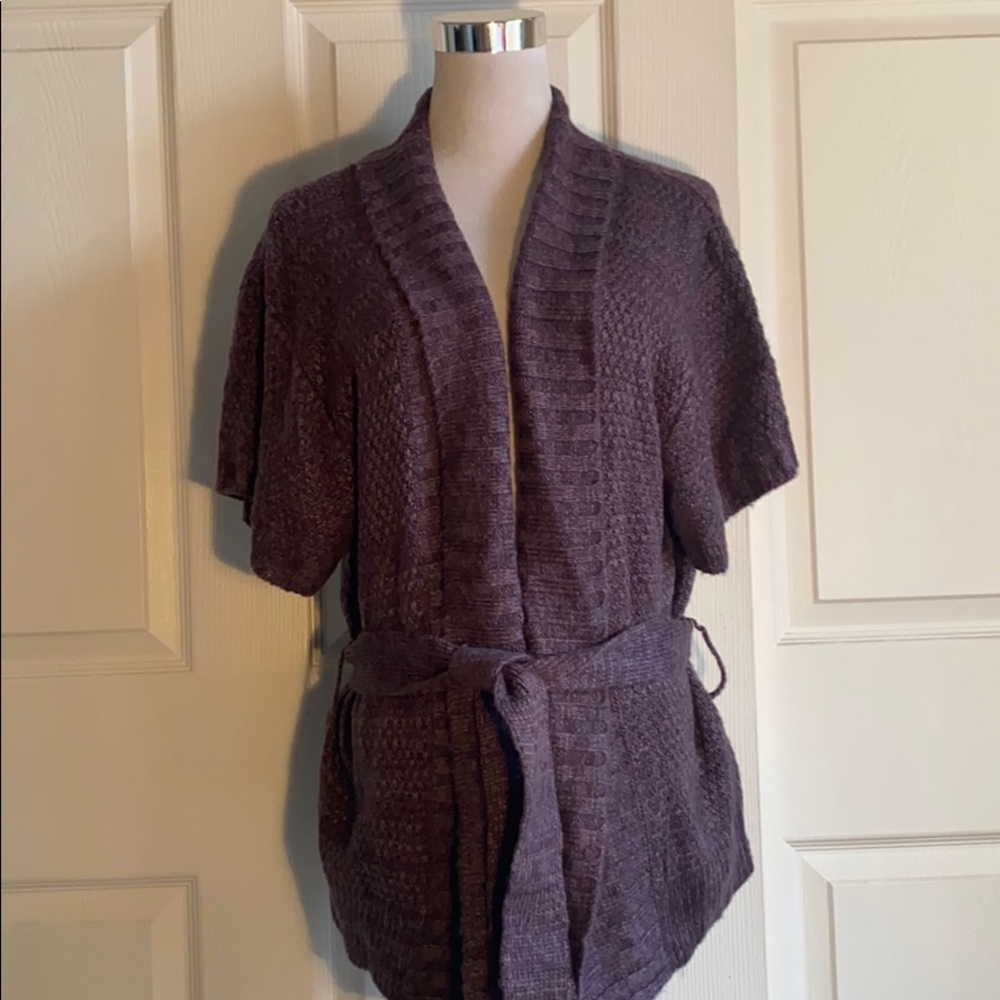 Tulle Purple Cardigan
